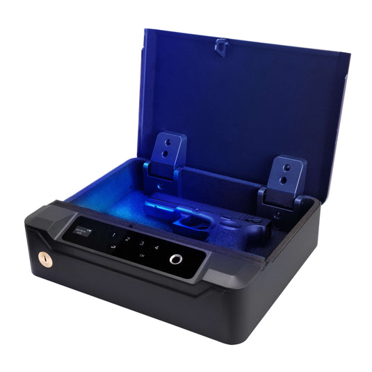 Biometric Gun Safe for Handgun Sensitive Quick-Access Fingerprint