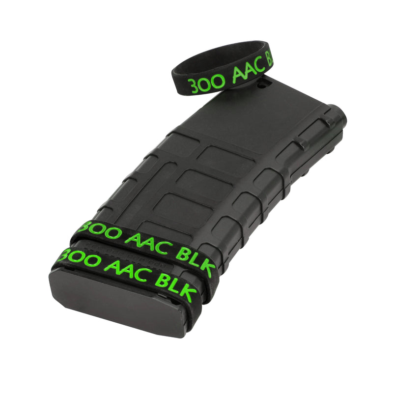 Load image into Gallery viewer, 300 Blackout Magazine Marking Bands 10 Pack 300 AAC BLK 7.62 X 35 mm
