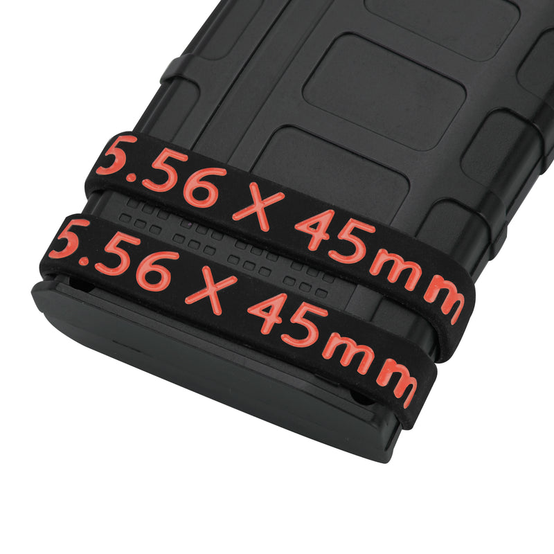 Load image into Gallery viewer, 5.56 Magazine Marking Bands 10 Pack 556 NATO Mag Bands 5.56×45mm
