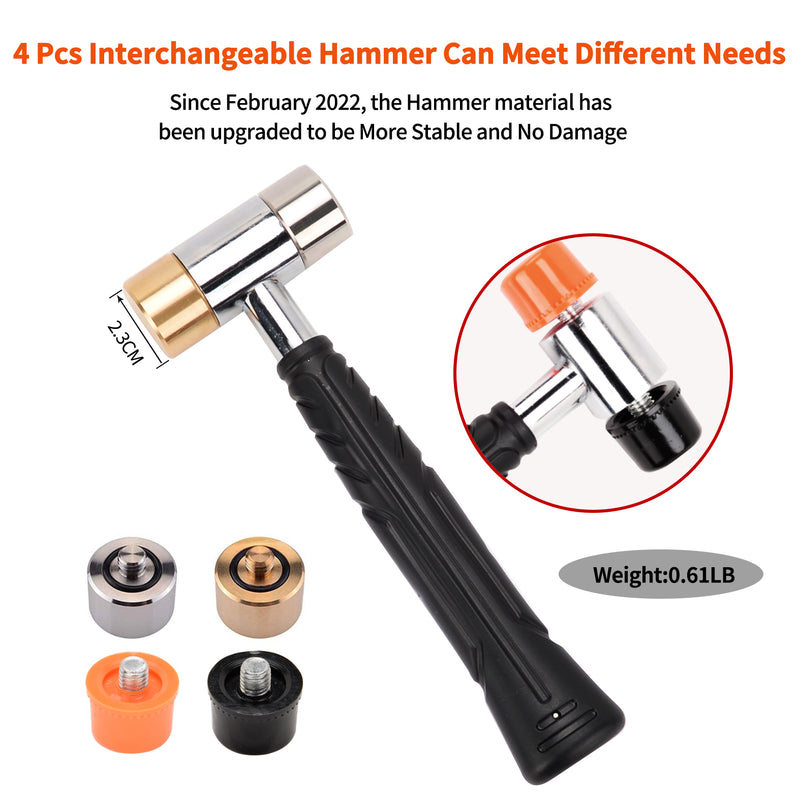 Load image into Gallery viewer, 18-Pieces Hammer and pin punch set BCG Cleaning Scraper
