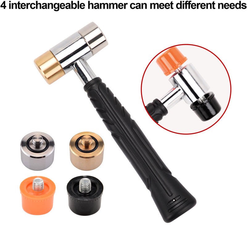 Load image into Gallery viewer, 18-Pieces Hammer and pin punch set BCG Cleaning Scraper
