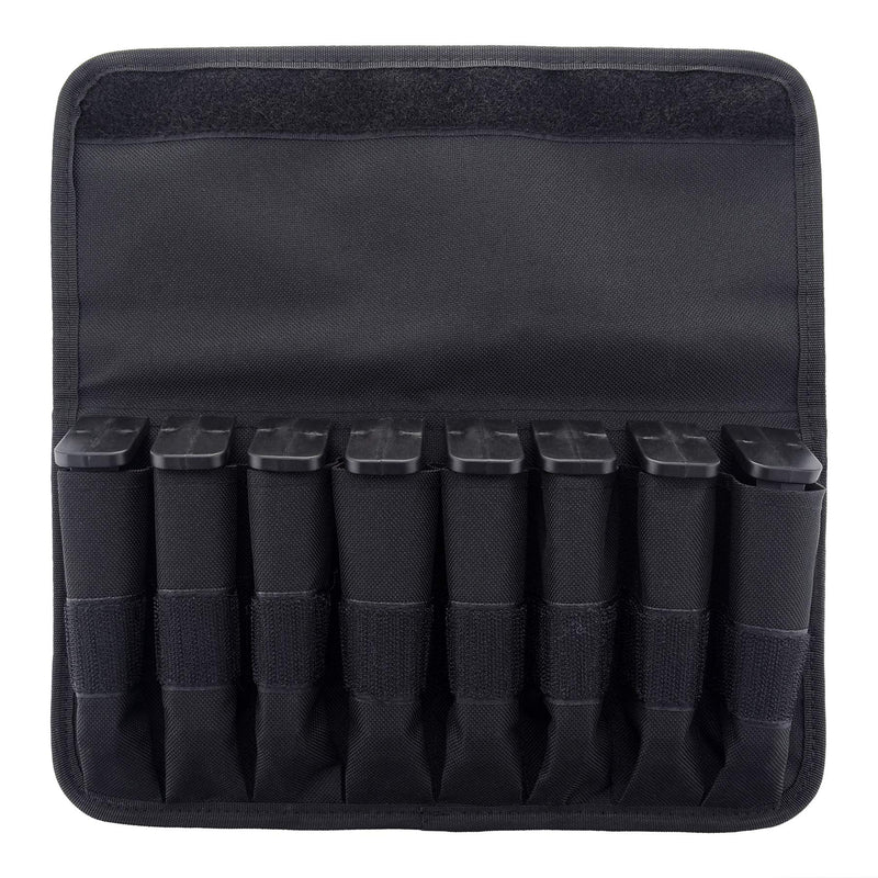 Load image into Gallery viewer, Molle 8 Mag Pouch with Cover Pistol Magazine Storage Pouch
