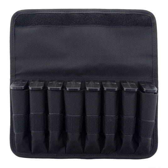 Molle 8 Mag Pouch with Cover Pistol Magazine Storage Pouch