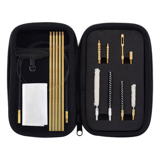 .177 Cal .22 Cal Airgun Cleaning Kit with Cotton Mop Brass Cleaning Rod Nylon Brushes