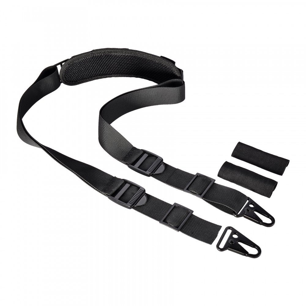 2 Point Traditional Rifle Sling Gun Strap Length Adjustable Shoulder P ...