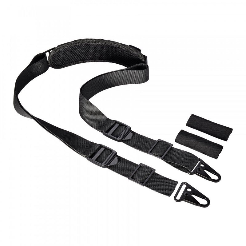 Load image into Gallery viewer, 2 Point Traditional Rifle Sling Gun Strap Length Adjustable Shoulder Pad 1.25 Inch Webbing
