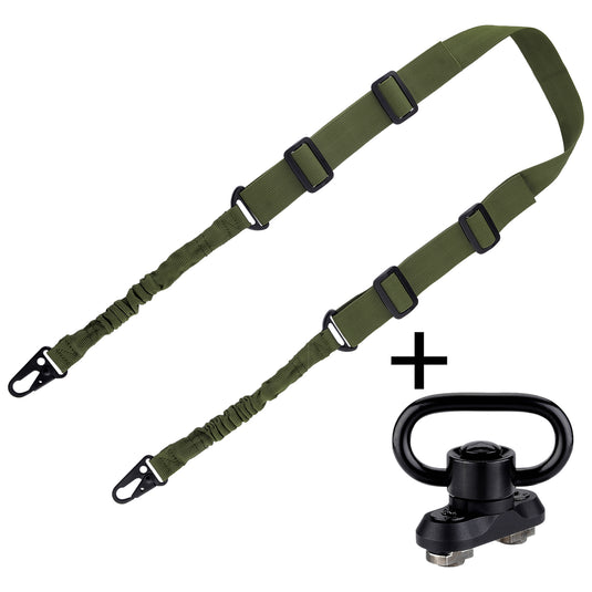 2 Point Rifle Sling with QD Sling Mount