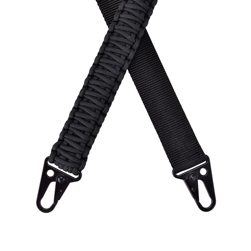 Load image into Gallery viewer, 2 Point Rifle Sling with HK Style Clips Adjustable 550 Paracord Rated
