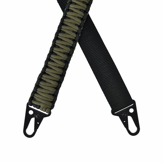 2 Point Rifle Sling with HK Style Clips Adjustable 550 Paracord Rated