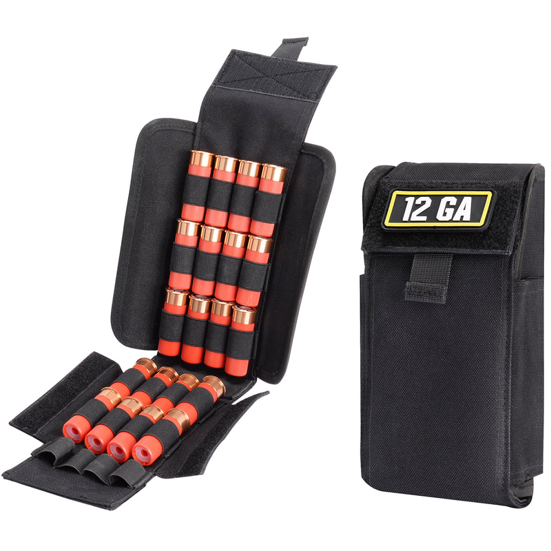 Load image into Gallery viewer, Molle System Shotgun 12 20 Gauge Shell Holder Ammo Case Ammo Pouch 24 Rounds
